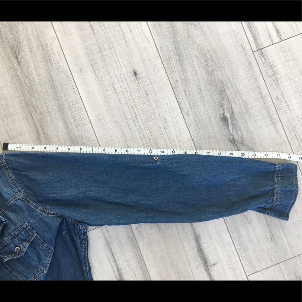 🐾 Highway (HWY) jeans button up top XL - Picture 7 of 8